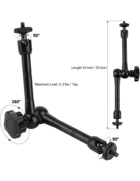 Soporte de Cámara para Reposacabezas Mippko MK76 Ajustable Soporte de Cámara para Reposacabezas Mippko MK76 Ajustable