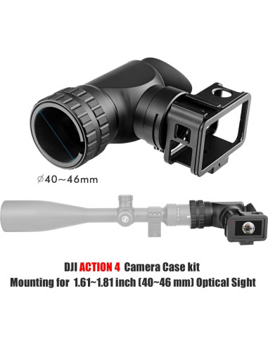 Adaptador de cámara lateral Forevercam para DJI Osmo Action 3/4