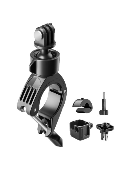 Soporte de Manillar para Motocicleta KOQEIEY 360 Compatible con GoPro e Insta360 Soporte de Manillar para Motocicleta KOQEIEY 360 Compatible con GoPro e Insta360