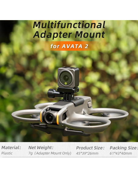 Soporte de Montaje Honlyn para DJI Avata 2 y Cámaras Soporte de Montaje Honlyn para DJI Avata 2 y Cámaras