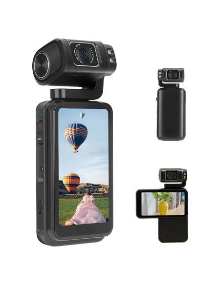 Cámara de mano 5K Yoidesu con pantalla táctil 3.5" y zoom 10X Cámara de mano 5K Yoidesu con pantalla táctil 3.5" y zoom 10X