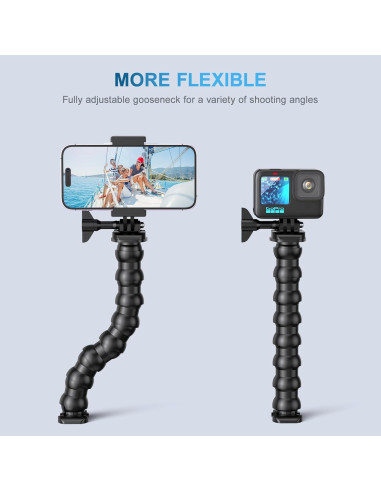 Soporte de Abrazadera Jaws Flex MiPremium para Smartphone y GoPro