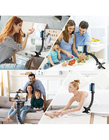 Soporte de Abrazadera Jaws Flex MiPremium para Smartphone y GoPro