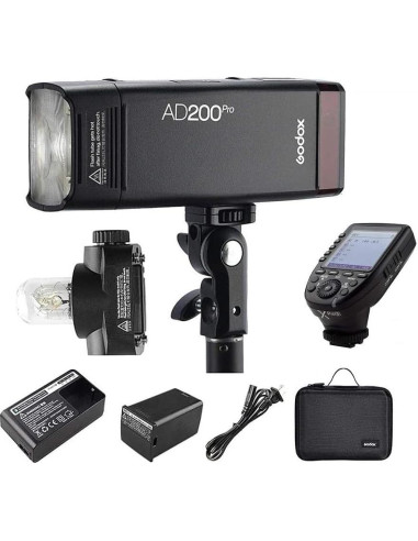 Flash Estroboscópico Godox AD200 Pro para Cámara Sony 200W TTL