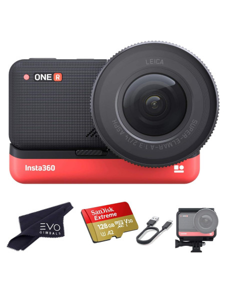 Cámara de acción Insta360 ONE R 1" 5.3K 30fps + 128GB Cámara de acción Insta360 ONE R 1" 5.3K 30fps + 128GB
