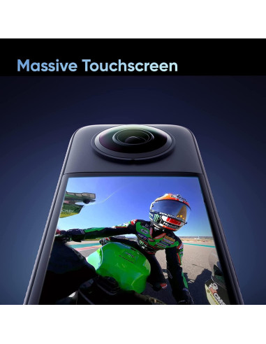Cámara de Acción 360 Insta360 X3 con Accesorios para Motocicleta