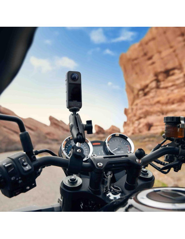 Cámara de Acción 360 Insta360 X3 con Accesorios para Motocicleta