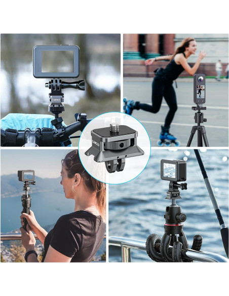 Adaptador de tornillo Arca GP-01 para cámaras GoPro y 360 Adaptador de tornillo Arca GP-01 para cámaras GoPro y 360