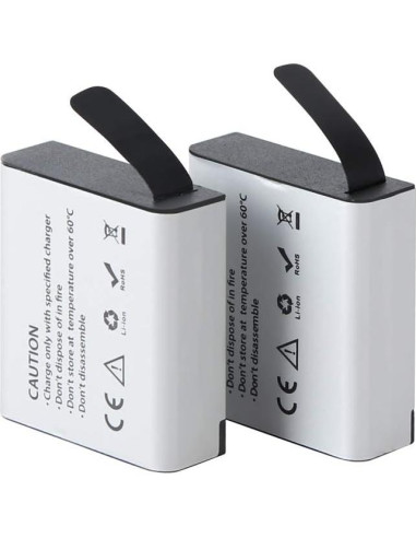 Batería Recargable AKASO 2X 1350mAh para V50X/Brave 4 Pro