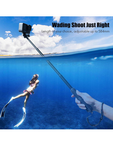 Palo de Selfie SOONSUN 58.42 cm para GoPro y Cámaras de Acción