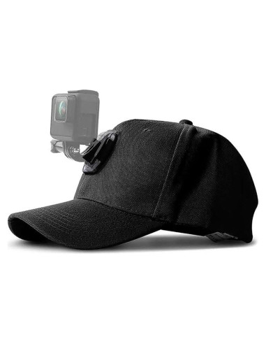 Montura de Gorra de Béisbol Reflex para Cámara de Acción Negra
