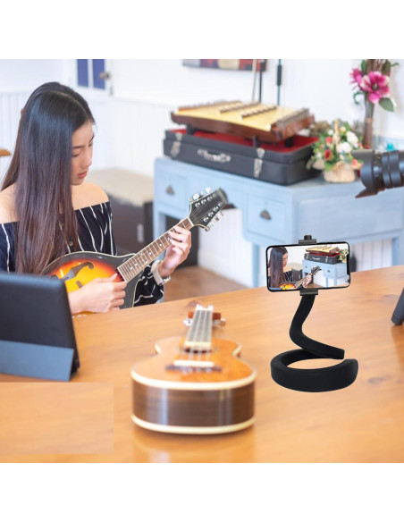 Soporte flexible tipo cuello de ganso TEKCAM para cámaras y teléfonos Soporte flexible tipo cuello de ganso TEKCAM para cámaras y teléfonos