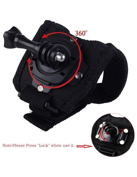 Soporte de Mano VVHOOY con Correa 360 para GoPro y Acción Soporte de Mano VVHOOY con Correa 360 para GoPro y Acción