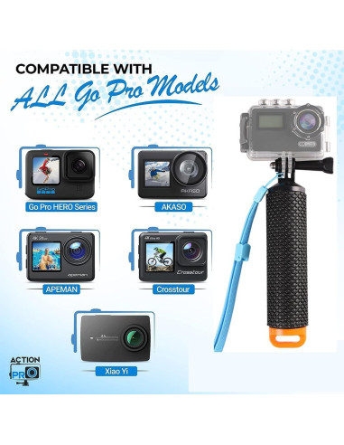 Agarradera Flotante Impermeable AngelReally para Cámara de Acción