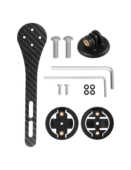 Soporte para Computadora de Ciclismo Wolfride de Fibra de Carbono Soporte para Computadora de Ciclismo Wolfride de Fibra de Carbono