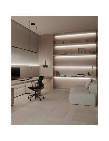Soporte de Aluminio Shine Decor 1M para Luces Neón 8x16mm y 7x14.5mm