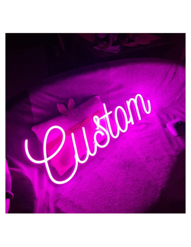 Letrero de Neón Personalizado LED AKOLENM 25.4x8.9cm