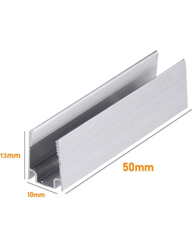 Clip de Montaje de Aluminio Shine Decor 20pcs para Luces LED