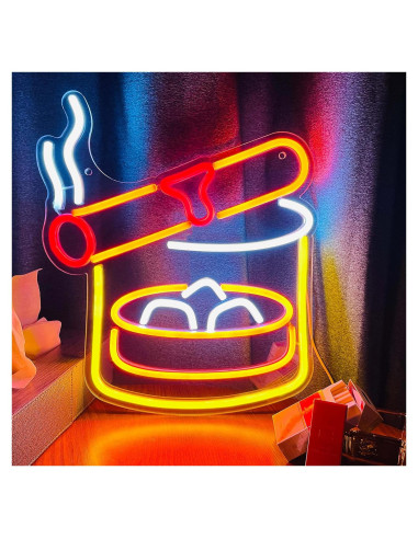 Cartel de Neón Artlast Cigarrillos y Alcohol 36x31.5cm LED