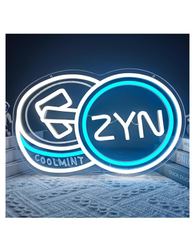 Cartel de Neón LED YvuYamg Sabor Menta 34x33.8cm