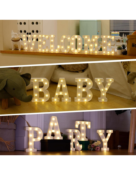 Luz LED Decorativa Letra M TEHIBIEN para Fiestas y Bodas Luz LED Decorativa Letra M TEHIBIEN para Fiestas y Bodas