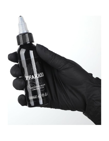 Tinta de Tatuaje Negra PFARRER 60ml Vegana Alta Calidad