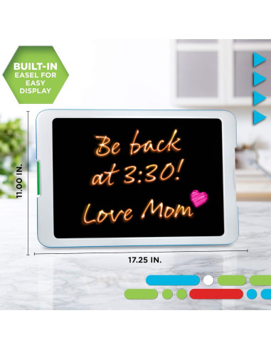 Caballete de Dibujo Discovery Kids Neon Glow 27.94x43.82cm