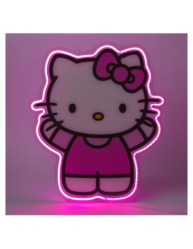 Luz de Neón LED Hello Kitty Silver Buffalo 40.64x1.52 cm