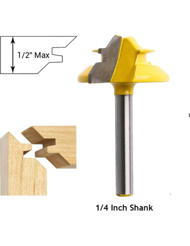 Fresa Miter Lock 45 Meihejia 3,49 cm para Carpintería