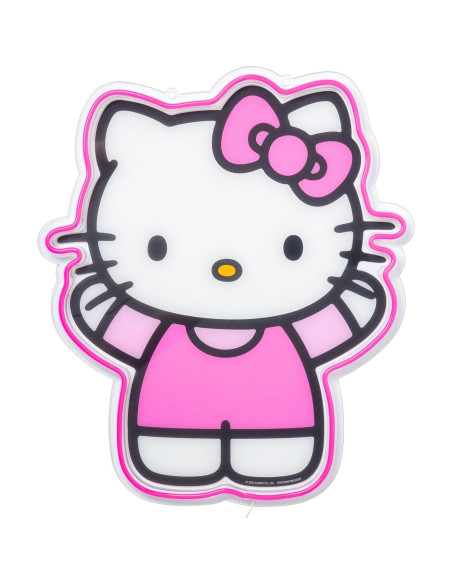 Luz de Neón LED Hello Kitty Silver Buffalo 40.64x1.52 cm Luz de Neón LED Hello Kitty Silver Buffalo 40.64x1.52 cm