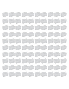 100 Soportes de Montaje para Luces LED de Cuerda Pastlla 6.4mm
