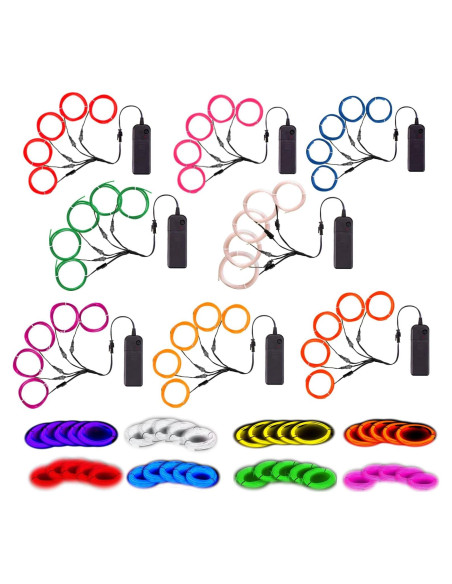 MaxLax Cable Electroluminiscente 8Pack 5x1m Multicolor MaxLax Cable Electroluminiscente 8Pack 5x1m Multicolor
