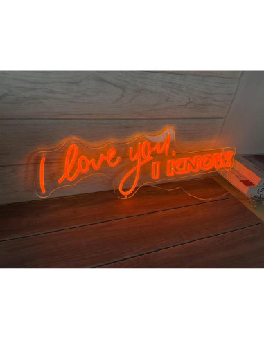 Luz Neón LED Personalizada Te Amo - Decoración de Fiesta