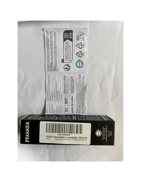 Tinta de Tatuaje Negra PFARRER 60ml Vegana Alta Calidad Tinta de Tatuaje Negra PFARRER 60ml Vegana Alta Calidad