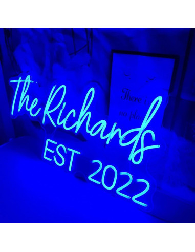 Cartel de Neón LED Personalizado Yalmylla 25.4cm Rosa