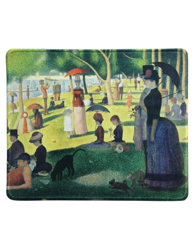 Alfombrilla de Ratón dealzEpic Goma Natural 24x20 cm Arte Seurat