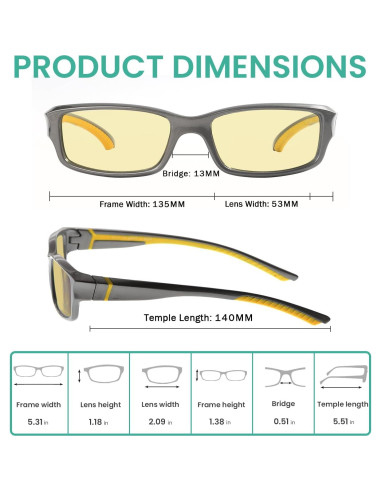 Gafas de Lectura Eyekepper +1.25 Bloqueo Luz Azul 10 Pzas