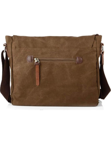 Bolsa de Mensajero Impermeable P-chaos para Cámara DSLR Marrón