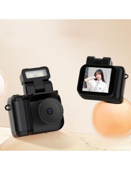 Cámara Digital Compacta Asixxsix 1080P para Niños con LED Cámara Digital Compacta Asixxsix 1080P para Niños con LED