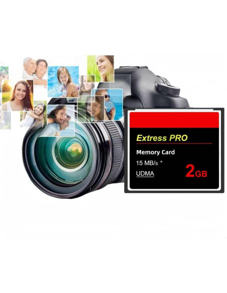 Tarjeta CF 2GB GYWY Alta Velocidad para Cámaras Digitales Tarjeta CF 2GB GYWY Alta Velocidad para Cámaras Digitales