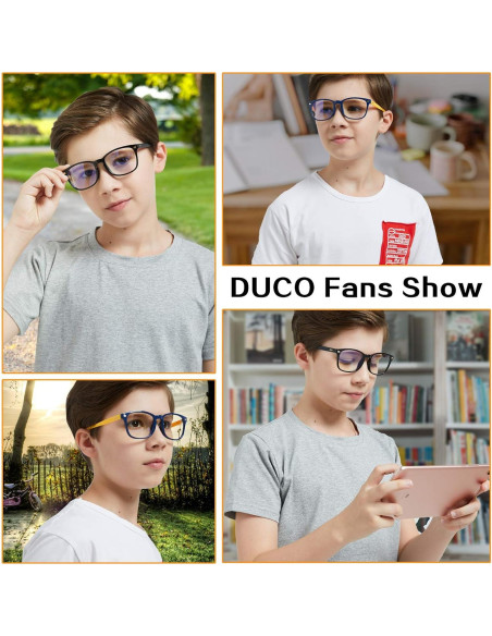 Gafas de luz azul DUCO K028 para niños 6-10 años Gafas de luz azul DUCO K028 para niños 6-10 años