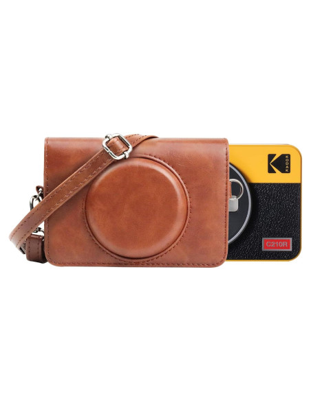 Funda Protectora MUZIRI KINOKOO para Kodak Mini Shot 2 - Marrón Funda Protectora MUZIRI KINOKOO para Kodak Mini Shot 2 - Marrón