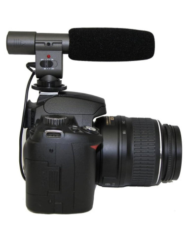 Micrófono Profesional Polaroid PLMICPRO para Cámara y Videocámara