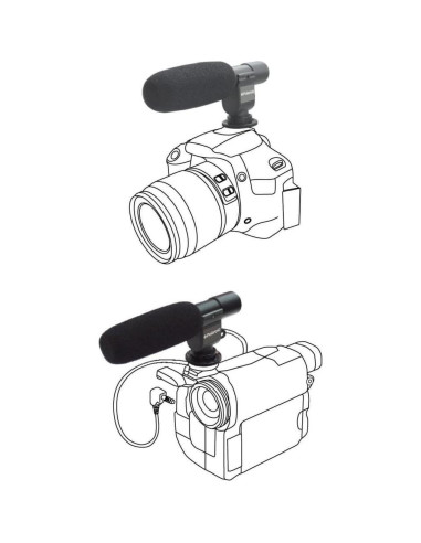 Micrófono Profesional Polaroid PLMICPRO para Cámara y Videocámara