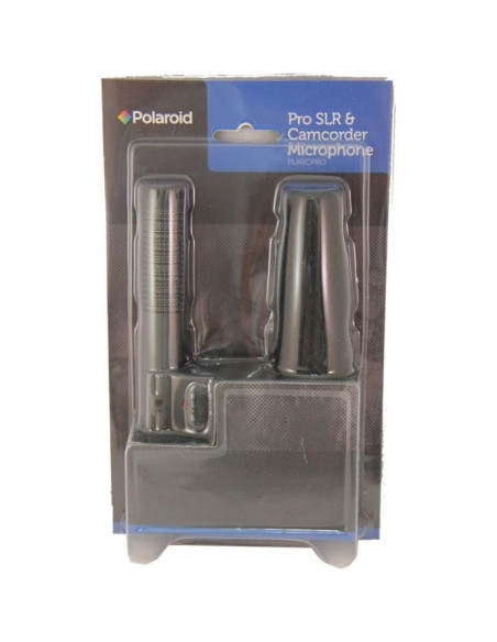Micrófono Profesional Polaroid PLMICPRO para Cámara y Videocámara Micrófono Profesional Polaroid PLMICPRO para Cámara y Videocámara
