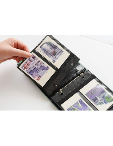 Álbum de Fotos Mini Ablus 100 Bolsillos Gris - Compatible Fujifilm