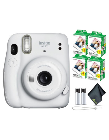 Cámara Instantánea Fujifilm INSTAX MINI 11 Blanca + 80 Fotos