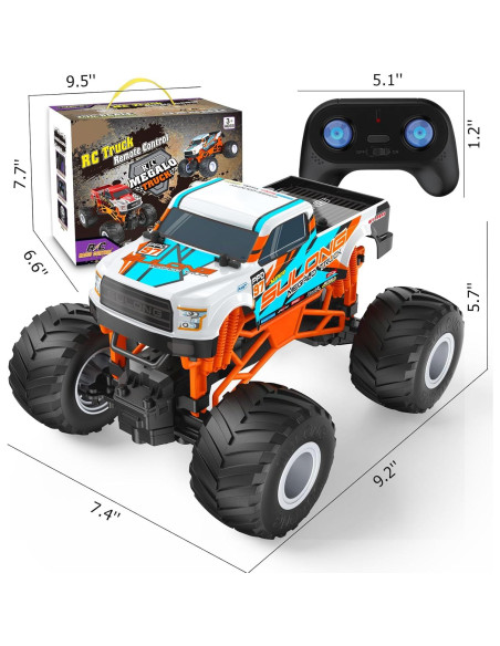 Coche RC Scientoy 1:16 Monstruo 20KM/h Todo Terreno Naranja Coche RC Scientoy 1:16 Monstruo 20KM/h Todo Terreno Naranja