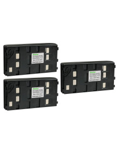 Baterías recargables Kastar 3-Pack Ni-MH 6V 2650mAh