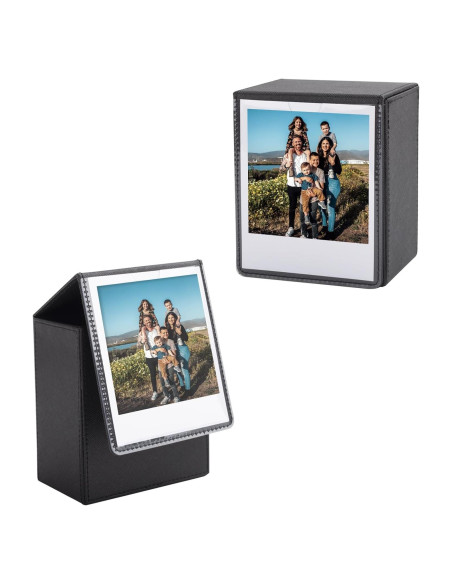 Caja de fotos para Instax Wide HIYQIN - Negro Vintage, 80 fotos Caja de fotos para Instax Wide HIYQIN - Negro Vintage, 80 fotos